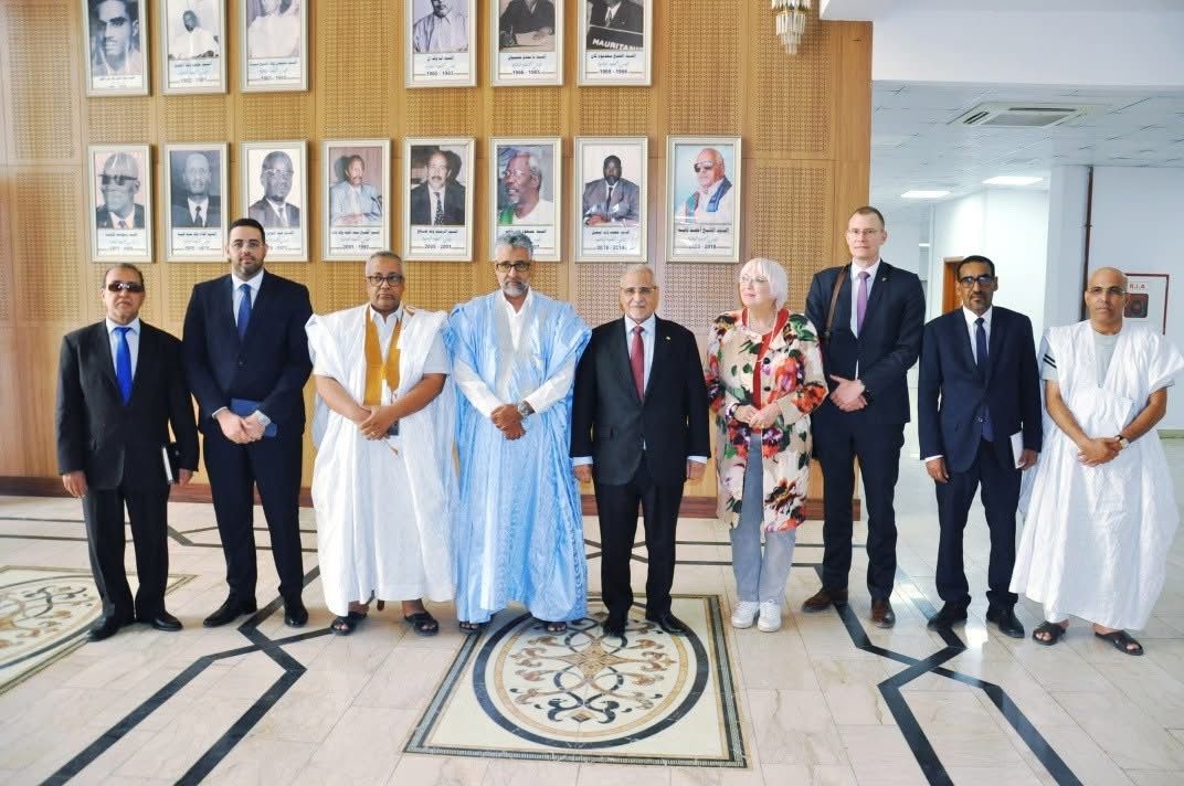 رئيس الجمعية الوطنية يستقبل وفداً ألمانياً رفيع المستوى