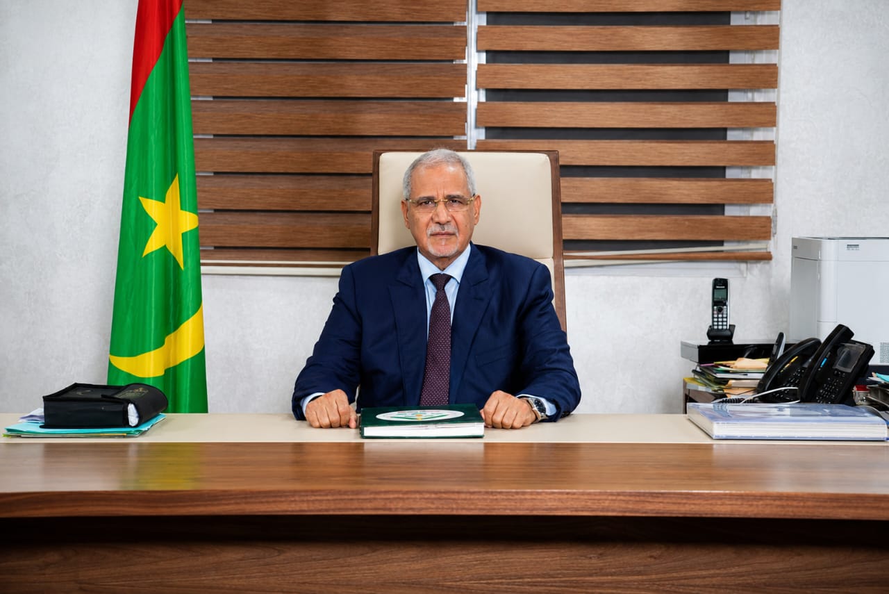 تصريح حصري لمعالي رئيس الجمعية الوطنية محمد بمب مكت للوكالة الموريتانة للأنباء بمناسبة تسليم وسام الثريا لفخامة رئيس الجمهورية السيد محمد ولد الشيخ الغزواني